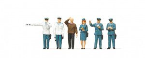 German Traffic Police Officers (6) Figure Set