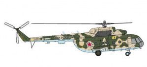 Russian Air Force Mil Mi-8MT Hip Helicopter (1:72)