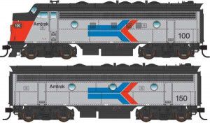 EMD F7 Diesel A-B Set Amtrak 150 (DCC-Sound)