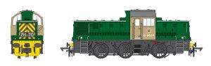 Class 14 D9533 BR Green & BR Black Dogfish (4) Train Pack