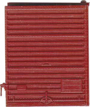 8' Camel Low Tack Doors Youngstown Boxcar Red