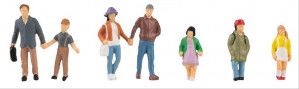 Parents (3) & Children (4) Figure Set
