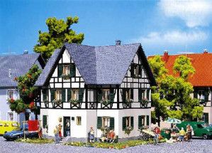 Half Timbered Two Family House Kit III
