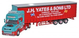 Scania T Cab Topline Curtainside J H Yates and Sons Ltd