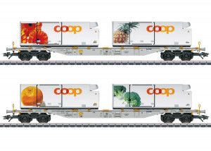 AAE Cargo Sgns Coop Container Wagon Set (2) VI
