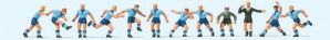 Soccer Team (11) & Referee L Blue/Blue Exclusive Figure Set