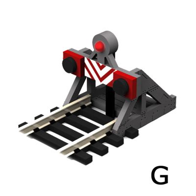 G Scale Buffer Stop withLight (2 pcs)