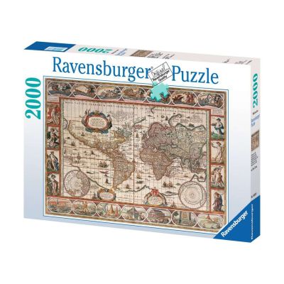 Map of the World From 1650, 2000pc Jigsaw puzzle