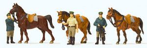 German Policemen with Horses (3) Exclusive Figure Set
