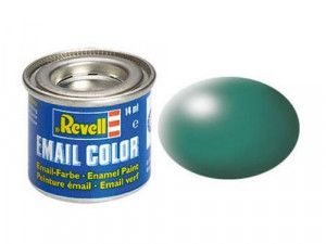 Enamel Paint 'Email' (14ml) Solid Silk Matt Patina Green