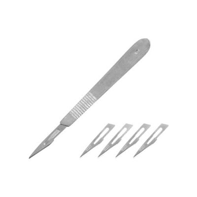 Stainless Steel Scalpel Handle No.3 with No.11 Blades