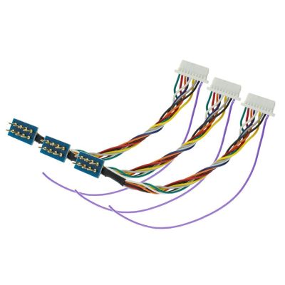NEM652 8 Pin to JST Harness (For ZNmini.4 Decoders) (3 Pack)