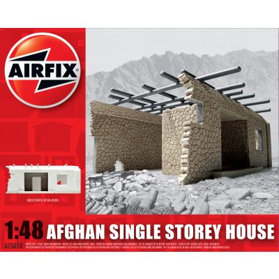 Resin Building Afghan Single Storey House (1:48 Scale)