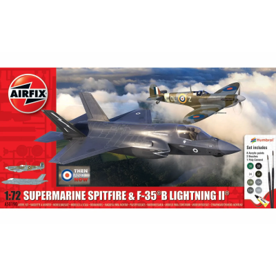 Then and Now Spitfire/Lightning Gift Set (1:72 Scale)