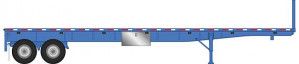 Flatbed Trailer Twin Pack Blue