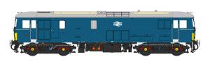 *Class 73 Unnumbered BR Blue Light Grey Roof/SYP