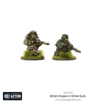 British Snipers in Ghillie suits
