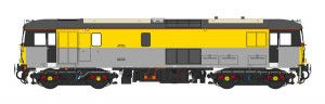 *Class 73 Unnumbered BR Dutch Grey/Yellow