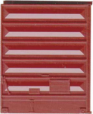 8' Pullman Standard Low Tack Doors Boxcar Red