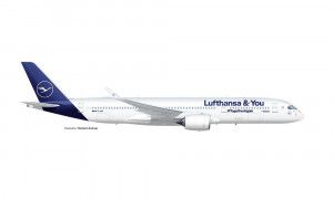 Airbus A350-900 Lufthansa & You Braunschweig D-AIXP(1:200)