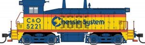 EMD SW7 Diesel Chessie System 5221