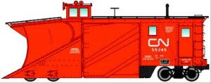 Russell Snow Plow Canadian National 55245