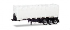 30ft Container Chassis White