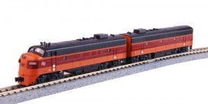 EMD FP7A/F7B Locomotive Set Milwaukee Road 95A/95B