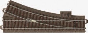 C Track Right Hand Turnout Radius 2 24.3 Degree