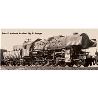 Tender locomotive, BR 42, 42 1486, winter camouflage, era II