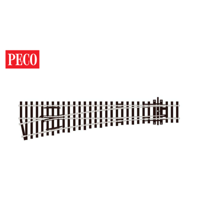 PECO Streamline OO/HO Code 100 Flexible Track - Medium radius L/H
