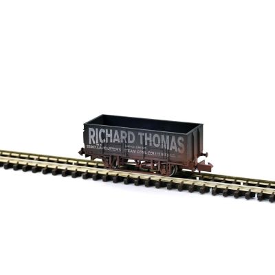 20t Steel Mineral Wagon Richard Thomas Black 23307 Wthrd