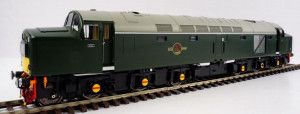 Class 40 Unnumbered BR Green Small Yellow Panels