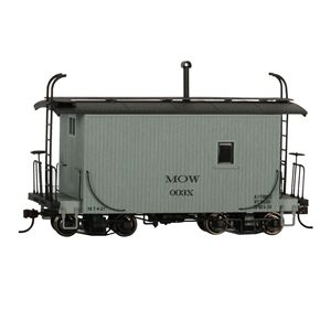 18' Logging Caboose - MOW Gray, Data Only