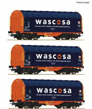 Wascosa Sliding Tarpaulin Wagon Set (3) VI