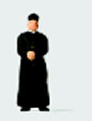 Priest Wearing a Cassock Figure