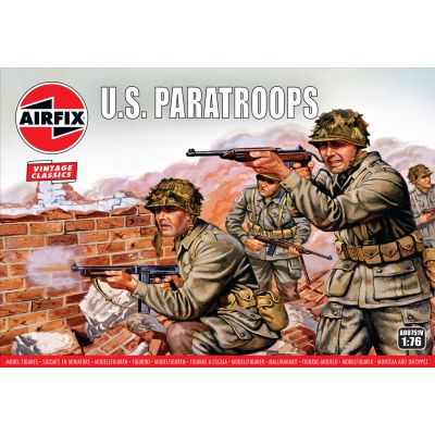 Vintage Classics US WWII Paratroops (1:76 Scale)