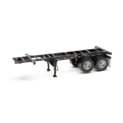 20' Container Chassis Twin Set Black