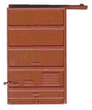 6' 5 Panel Superior Low Tack Doors Boxcar Red