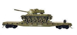US Army Flat Wagon w/M60 Tank Load