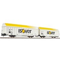 2-unit set, large goods wagon, Hbbks, DB, "Isover", era V, (long version)