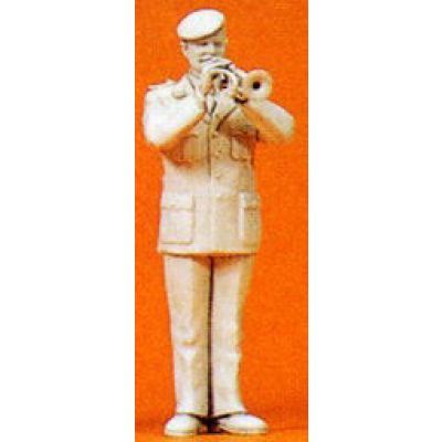Military Musician Trumpeter Unpainted Figure