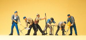 Track Workers with Tools (6) Exclusive Figure Set