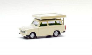 Trabant 601 Univeral w/Roof Tent Pearl White