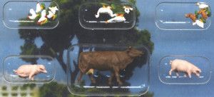 Japanese Assorted Animals (12) Figure Set