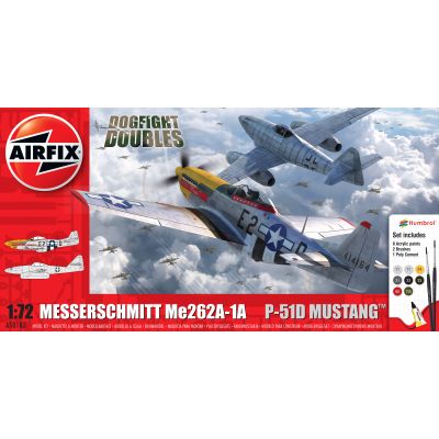 Dogfight Double Mustang/Messerschmitt Gift Set (1:72 Scale)