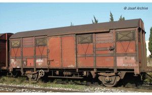 SNCF G4 2 Axle Covered Wagon w/Tail Light IV