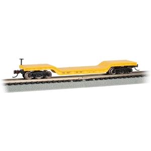 52' Center Depressed Flat Car - Frisco #3900 With No Load