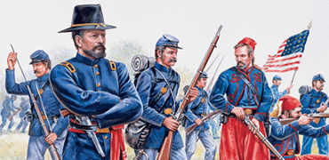 Union Infantry And Zuaves