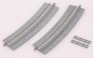 Curved Track with Wide Underlay (4) R391 22.5 Deg